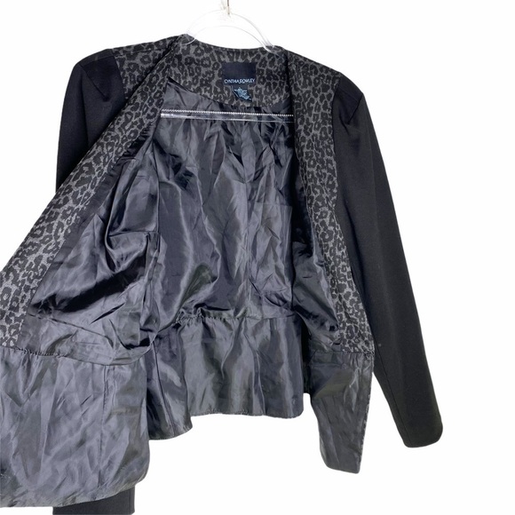 Cynthia Rowley Animal Print Jacket Blazer - Picture 9 of 9
